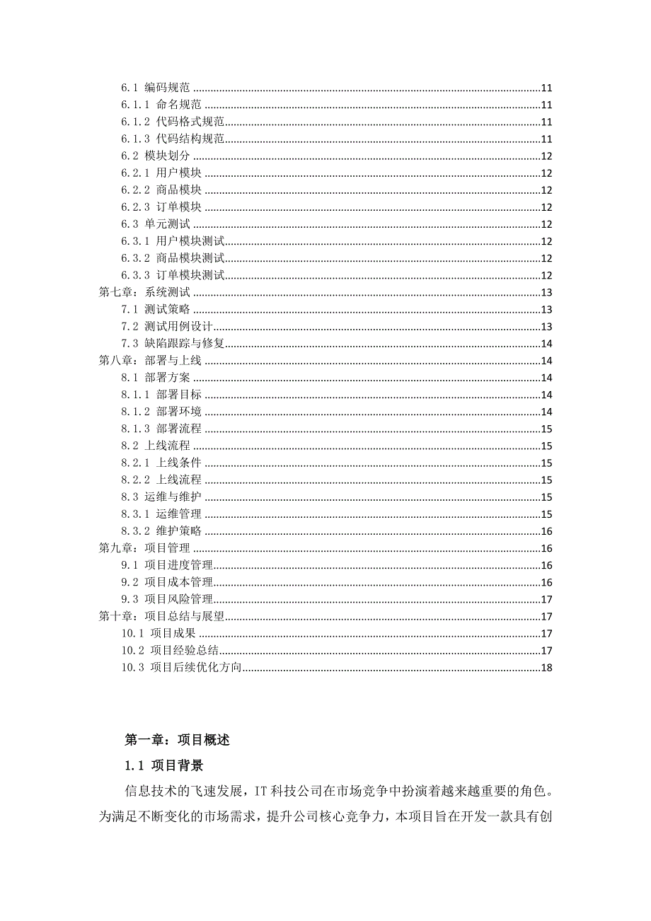 IT科技公司软件开发项目实施方案_第2页