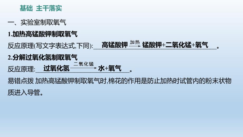 课题3 制取氧气 2024-2025学年九年级化学人教版（2024）上册_第2页