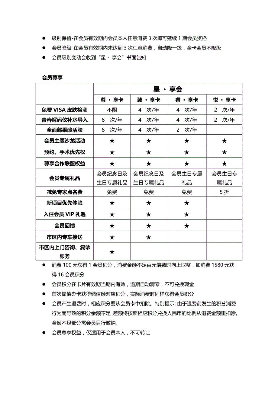 医美整形贵宾会员章程_第2页