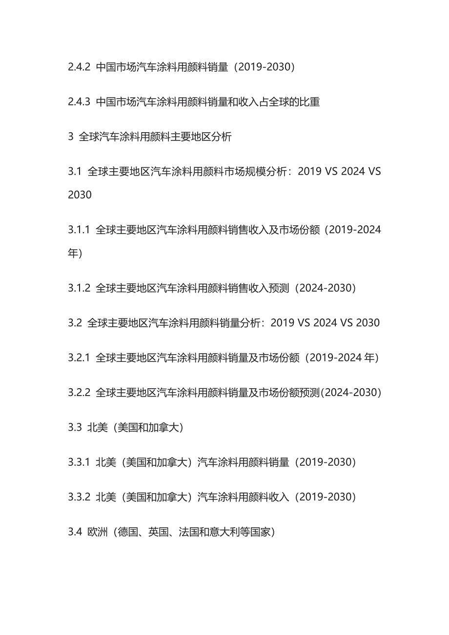 汽车涂料用颜料行业发展状况及未来投资前景分析报告模板_第4页