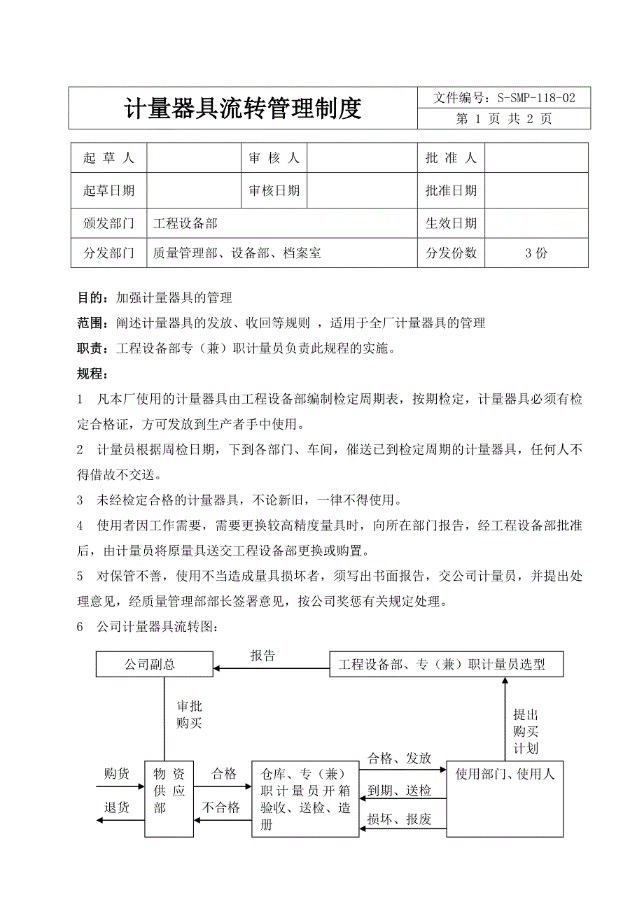 计量器具流转管理规程_第1页