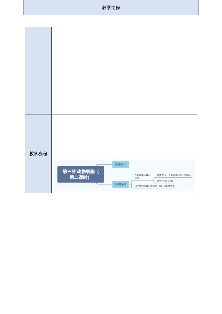 【教案】动物细胞（第2课时）教案-2024-2025学年人教版生物七年级上册_第3页