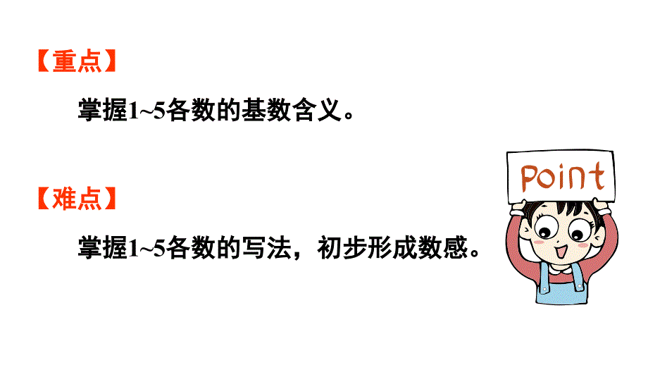 小学数学新人教版一年级上册第一单元1~5的认识第1课时《1~5的认识》教学课件（2024秋）_第3页