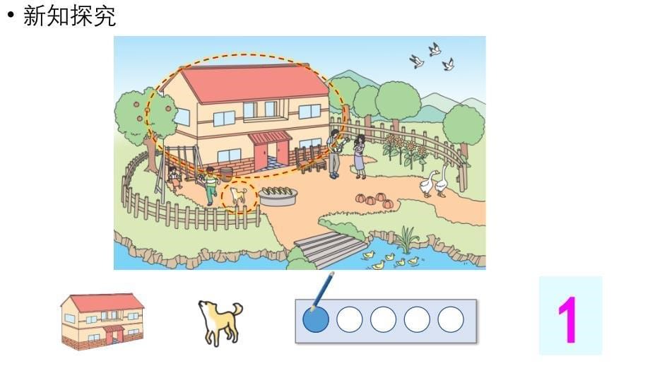 小学数学新人教版一年级上册第一单元1~5的认识第1课时《1~5的认识》教学课件（2024秋）_第5页