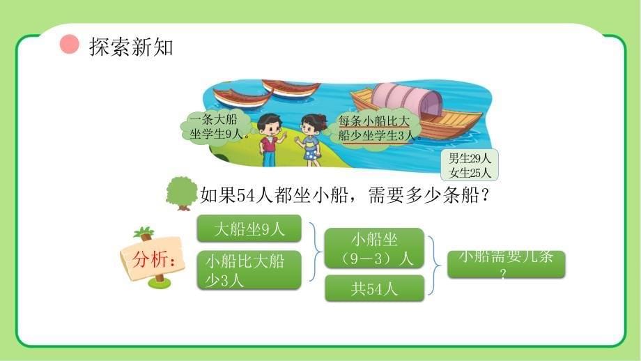 北师大版小学数学三年级上册第1单元混合运算《过河》示范公开教学课件_第5页