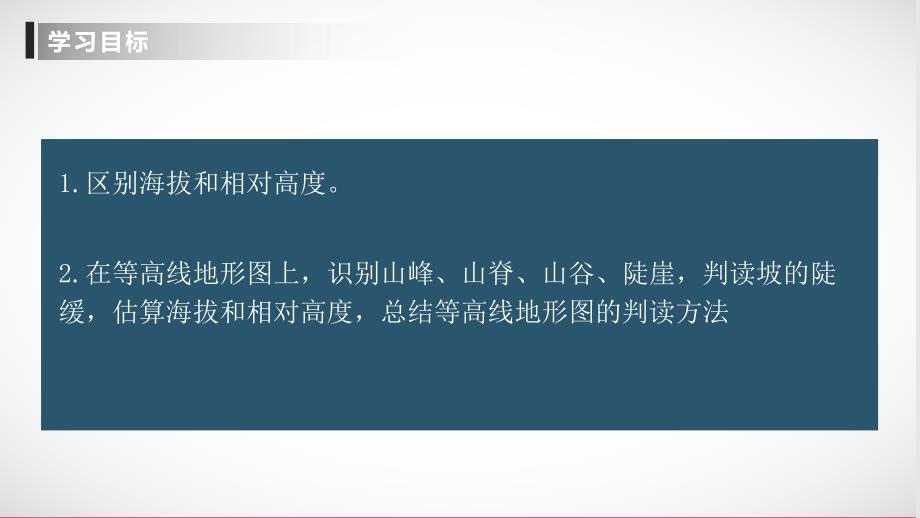 【课件】地形图的判读课件-+2024-2025学年人教版七年级上册地理_第2页