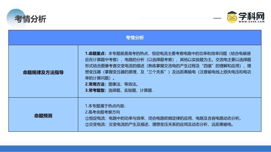 新高考物理二轮复习讲练测课件专题12 恒定电流与交变电流（含解析）_第5页