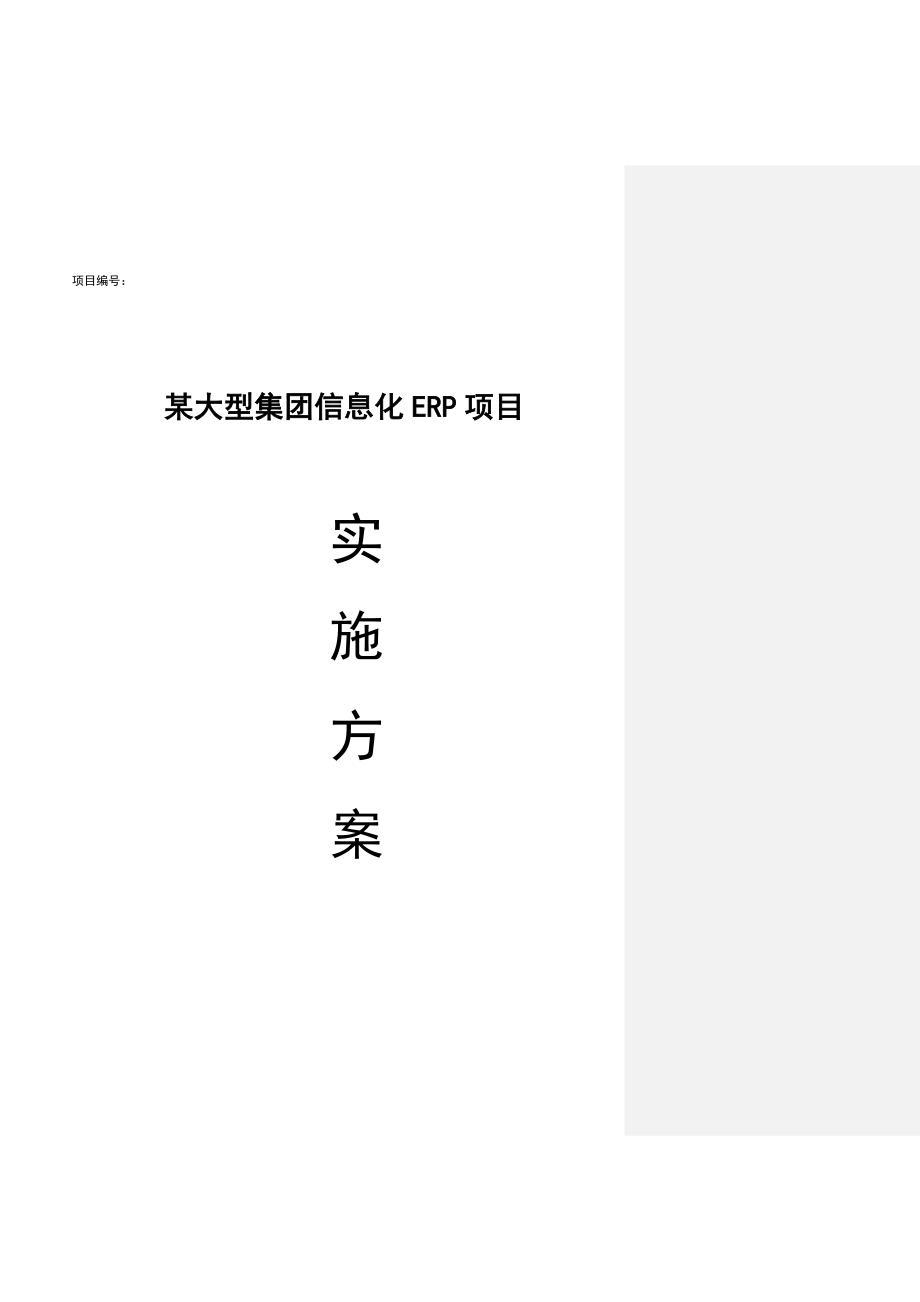 某大型集团信息化项目ERP实施方案_第1页