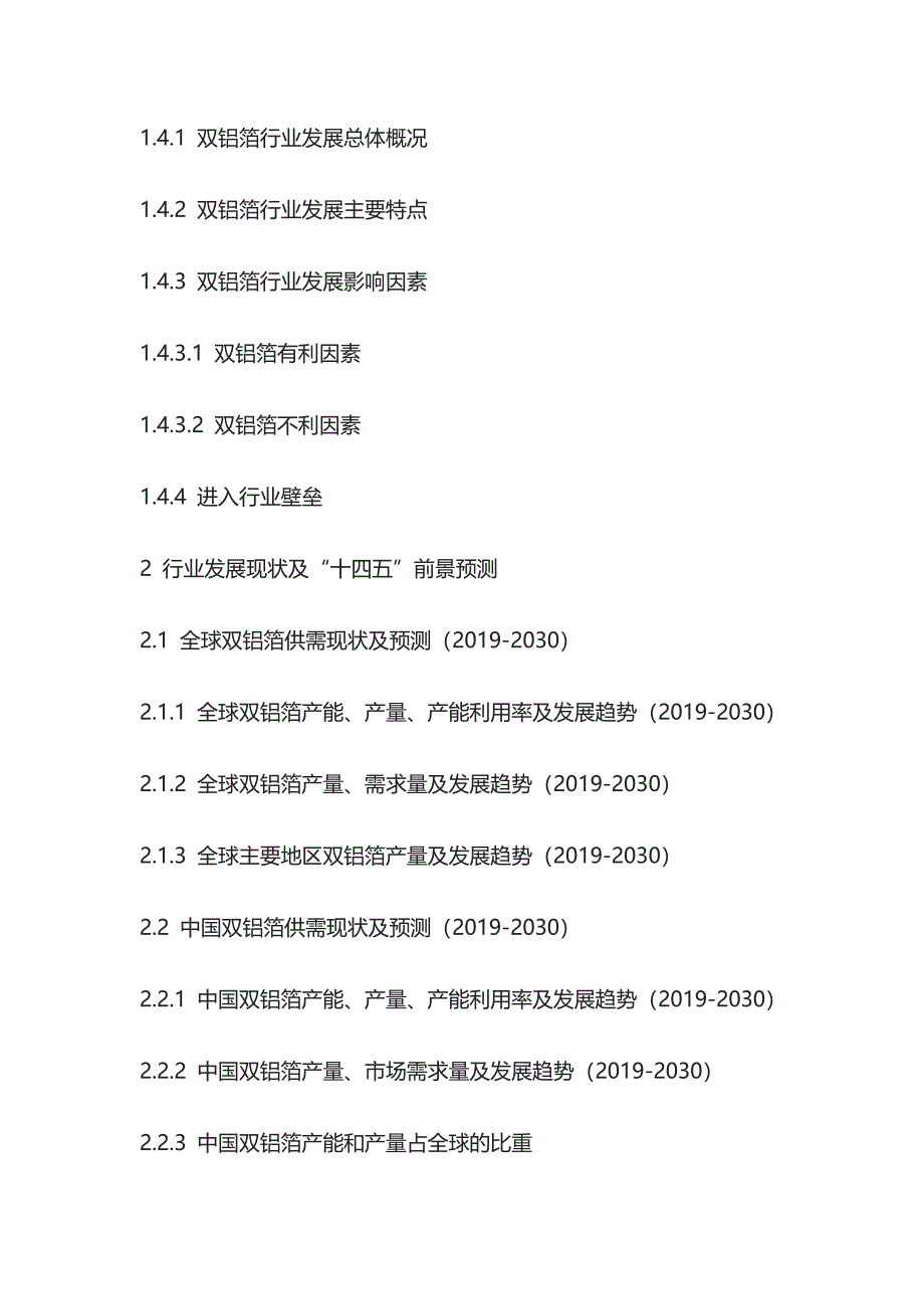 双铝箔市场风险评估及投资战略研究报告模板_第2页