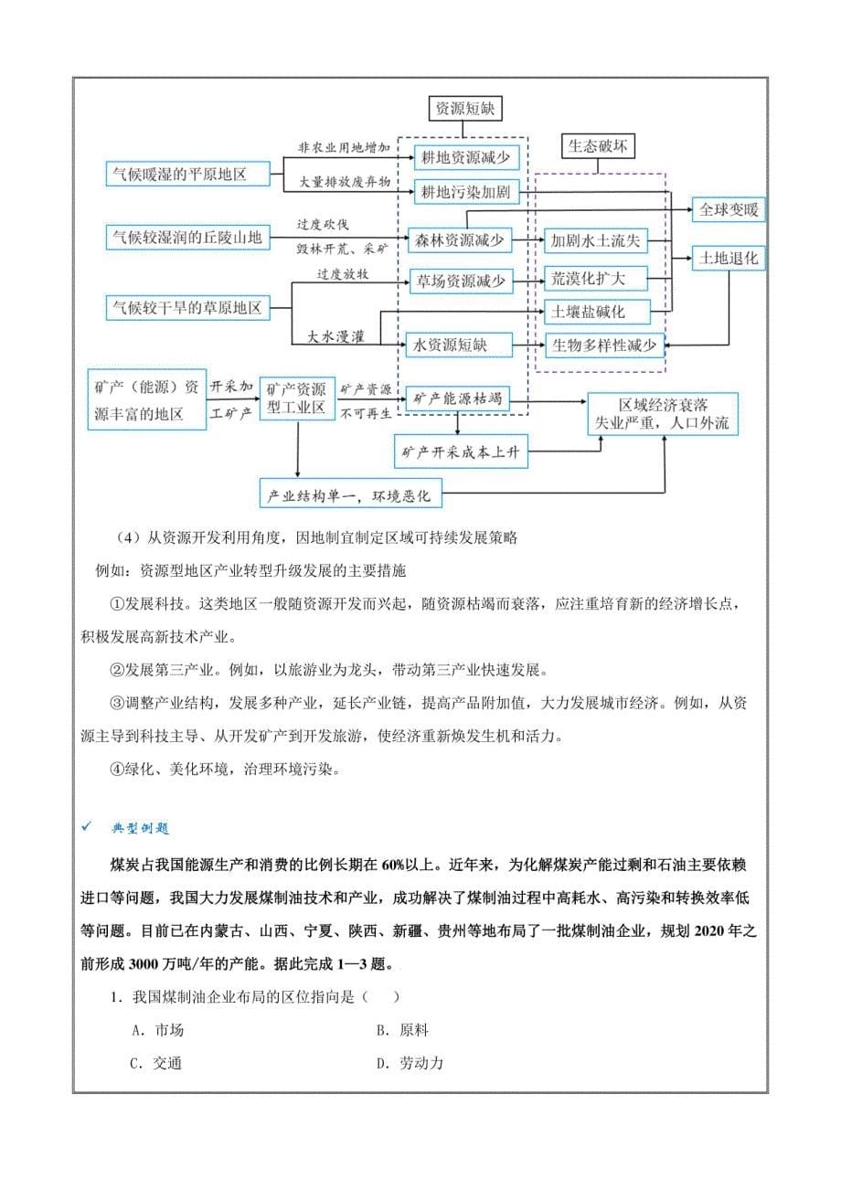 区域资源开发与资源安全-2024年高考地理复习（上海新高考专用解析版）_第5页