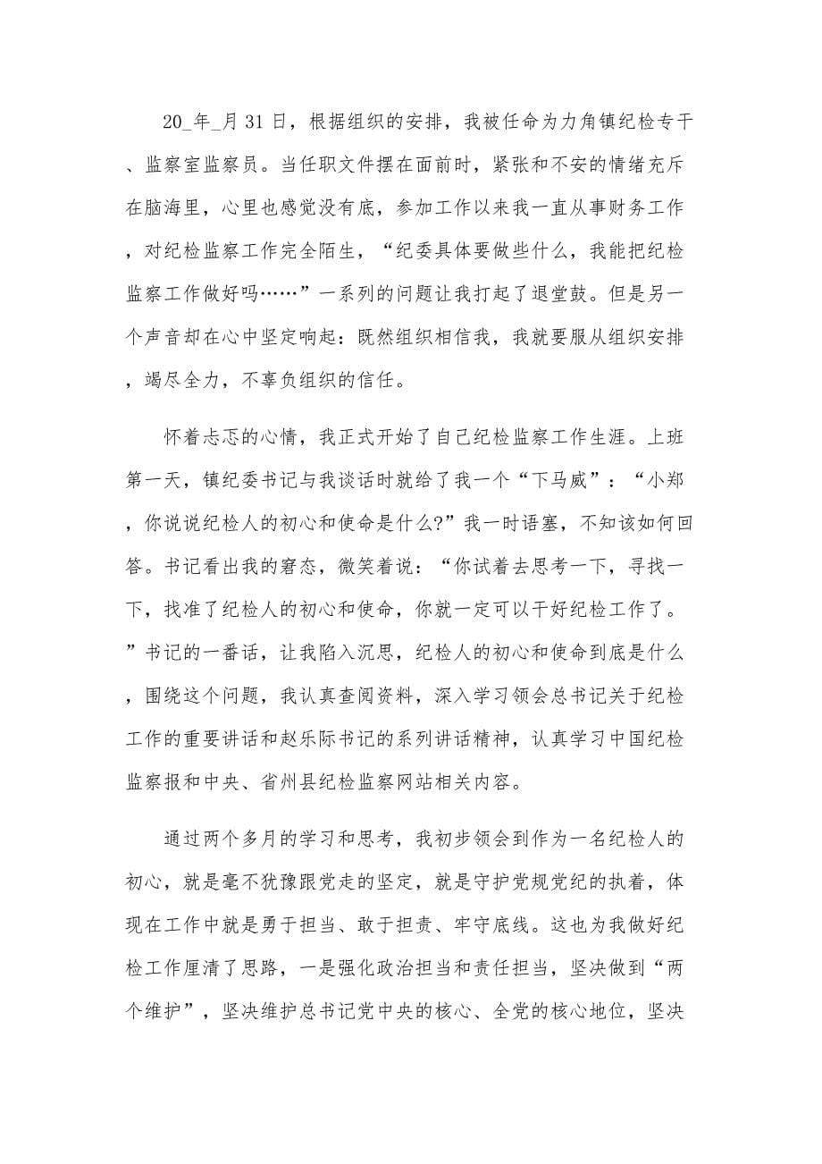 纪委报告发言六篇_第5页