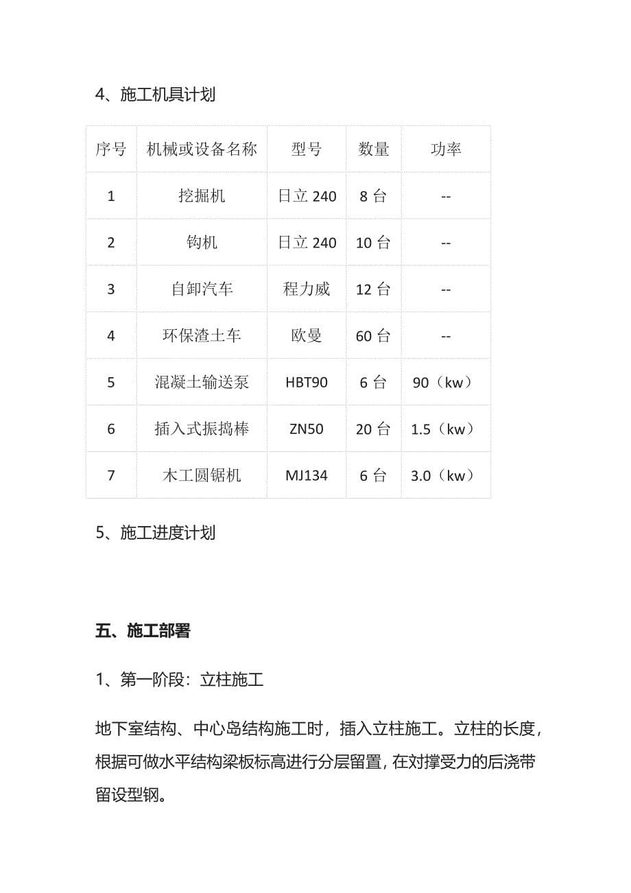 逆作法安全专项施工方案全套_第5页