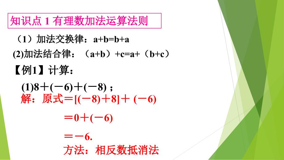 [初中数学+]+有理数的加法（2）课件++人教版数学七年级上学期_第2页