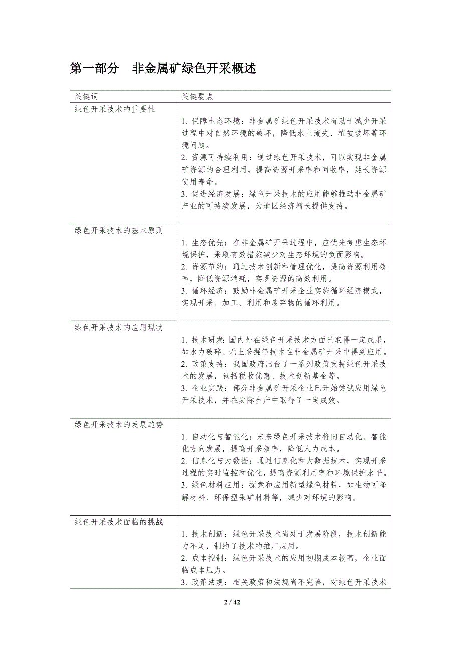 非金属矿绿色开采技术-剖析洞察_第2页