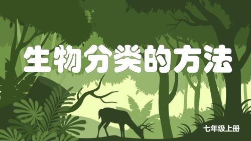 【生 物】生物分类的方法课件2024-2025学年人教版生物七年级上册