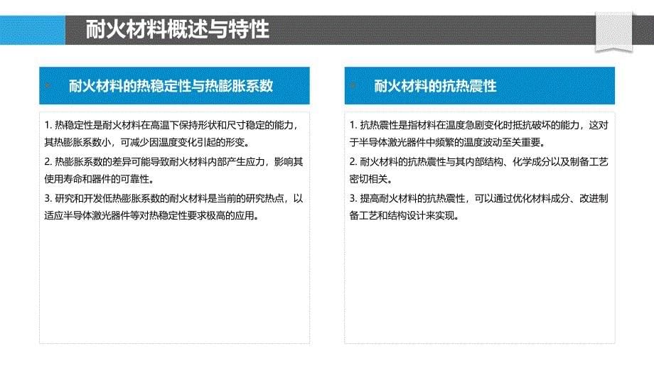 耐火材料在半导体激光器件中的应用-剖析洞察_第5页