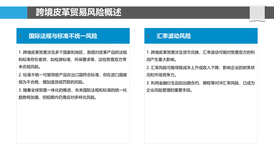 跨境电商皮革贸易风险防范-剖析洞察_第4页