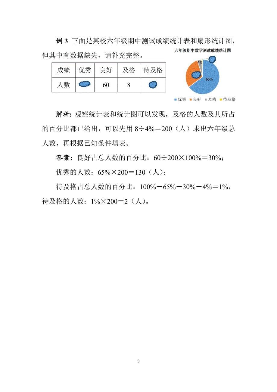 2025小学数学知识讲解：扇形统计图_第5页