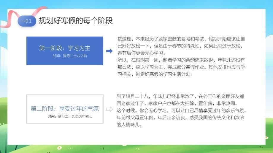 中学生寒假计划安排主题班会课件_第5页