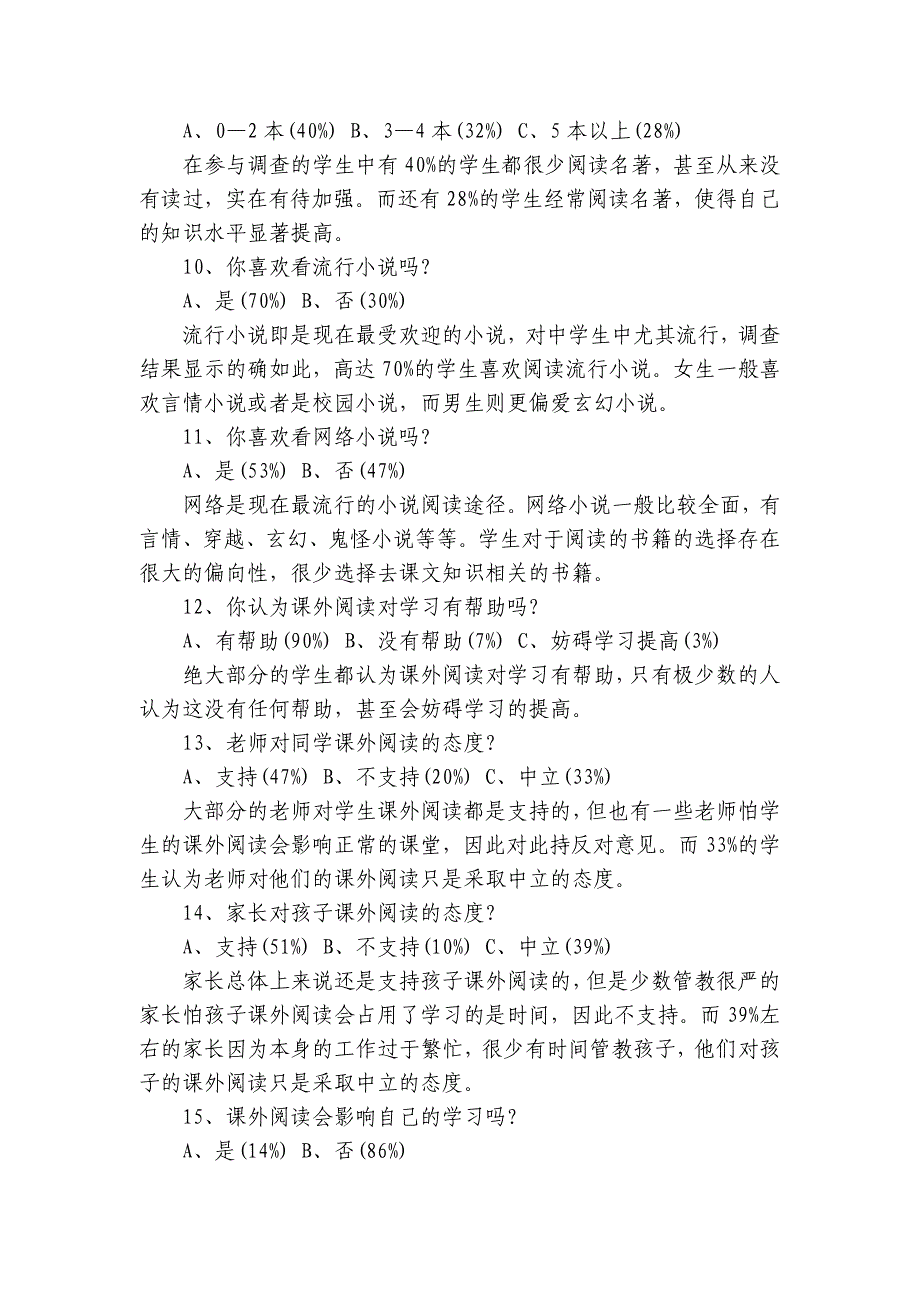 中学生阅读情况调查报告（5篇）_第3页