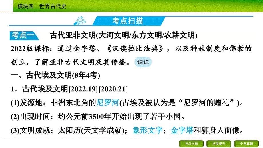 2025年河北中考历史一轮复习主题1　古代亚非欧文明课件_第5页