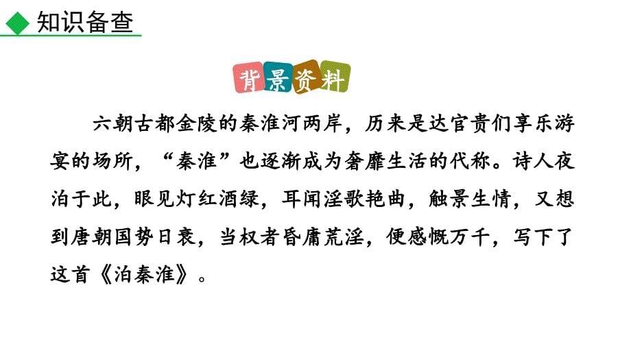 （初一语文课件）人教版初中七年级语文下册第六单元课外古诗词诵读教学课件_第5页