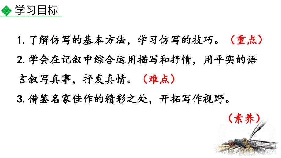 （初二语文课件）人教版初中八年级语文下册第一单元写作学习仿写教学课件_第3页