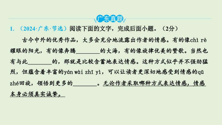 2025年广东省中考语文二轮复习《词语积累与运用》课件_第3页