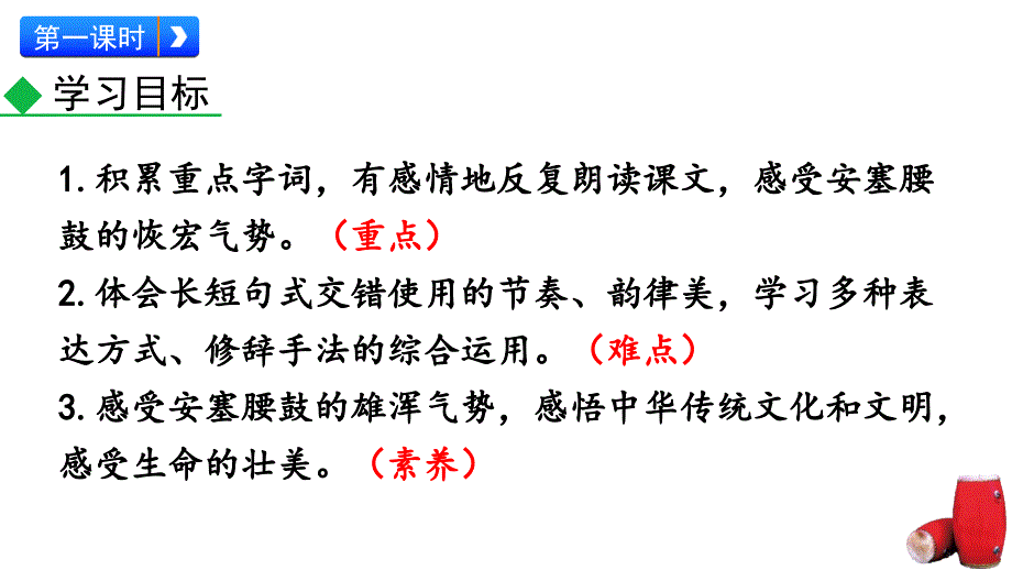 （初二语文课件）人教版初中八年级语文下册第一单元3安塞腰鼓教学课件_第3页