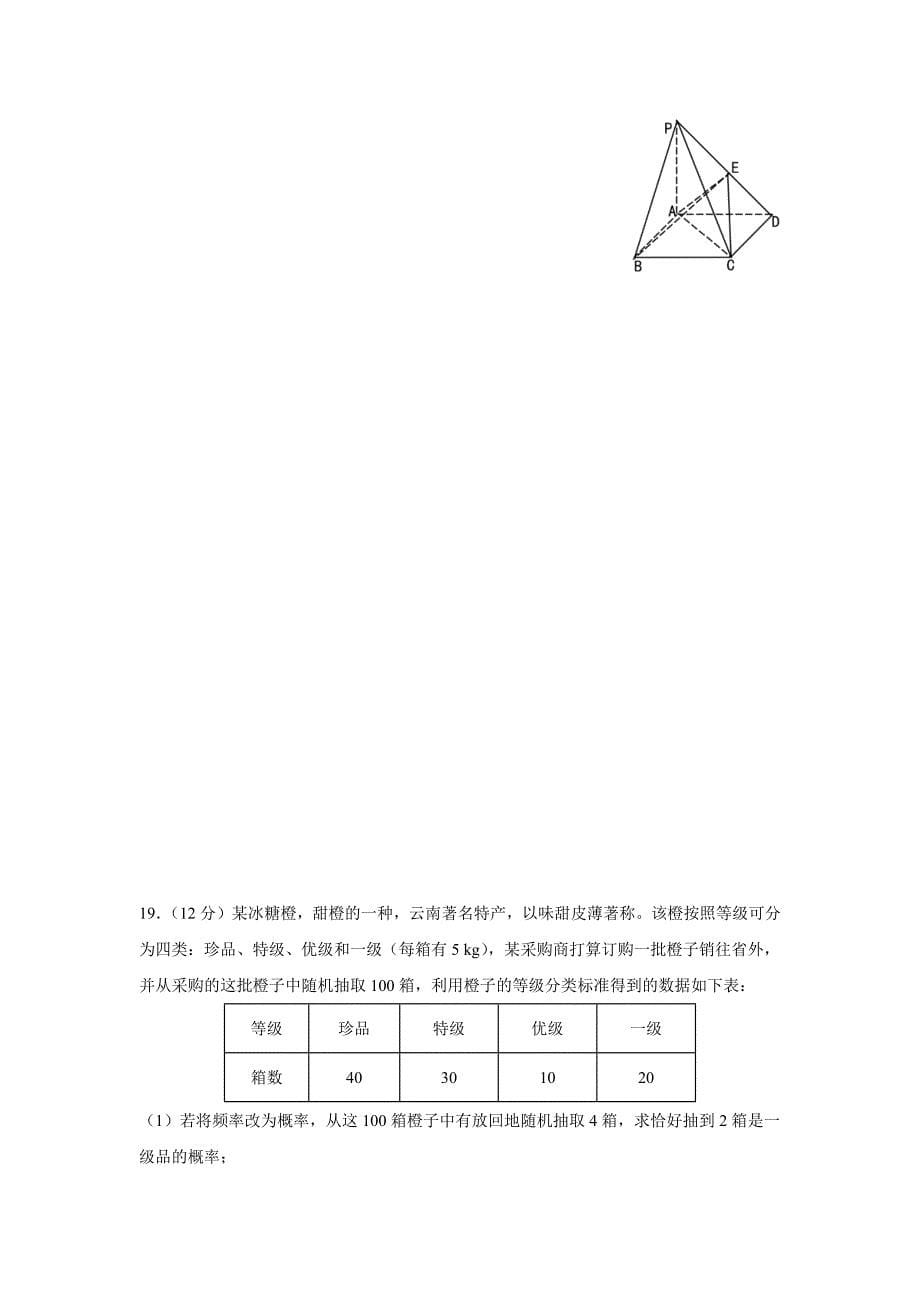 高考名校考前仿真模拟卷理 科 数 学 (2)_第5页