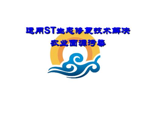 农业面源污染的系统分析 和富营养化水体的综合治理