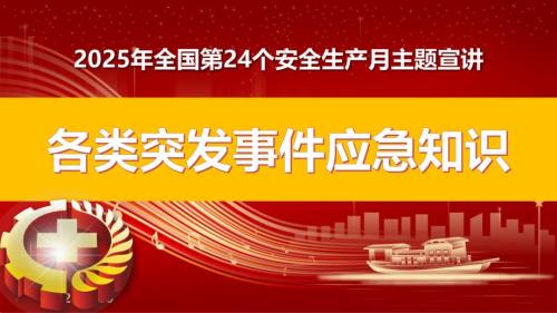2025年安全月主要责任人讲安全课件十四：各类突发事件应急知识（45页）